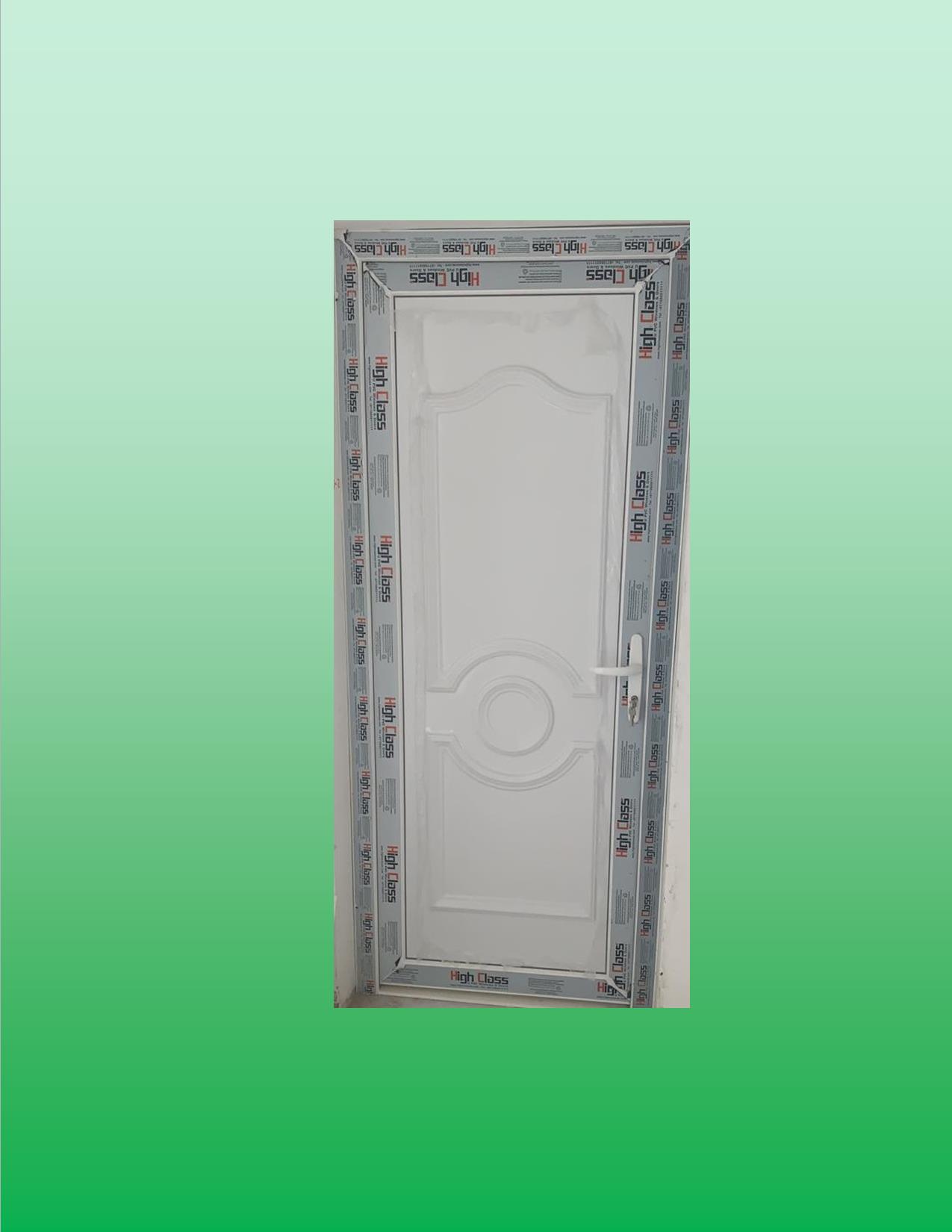 UPVC Single Sash Door with Decor Panel Sinaha Platform